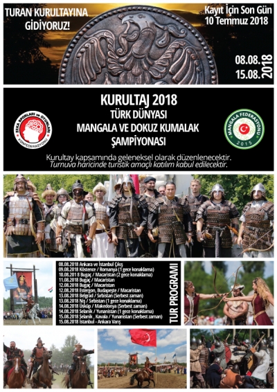 Kurultaj 2018 Türk Dünyası Mangala ve Dokuz Kumalak Turnuvası